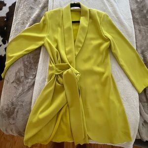 Zara Lime colored dress in size Medium